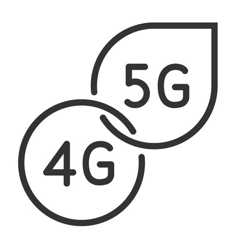 4G and 5G areas