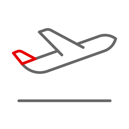 Flexibility Airplane icon