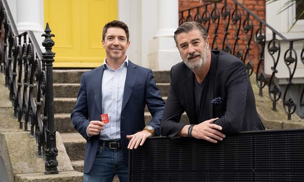 Colin Barrett, head of IoT, Vodafone Business Ireland, and Kevin Maughan, co-founder and chief executive, Urban Volt