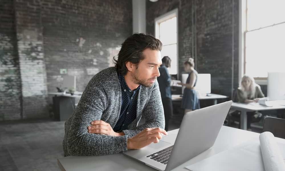 man at laptop