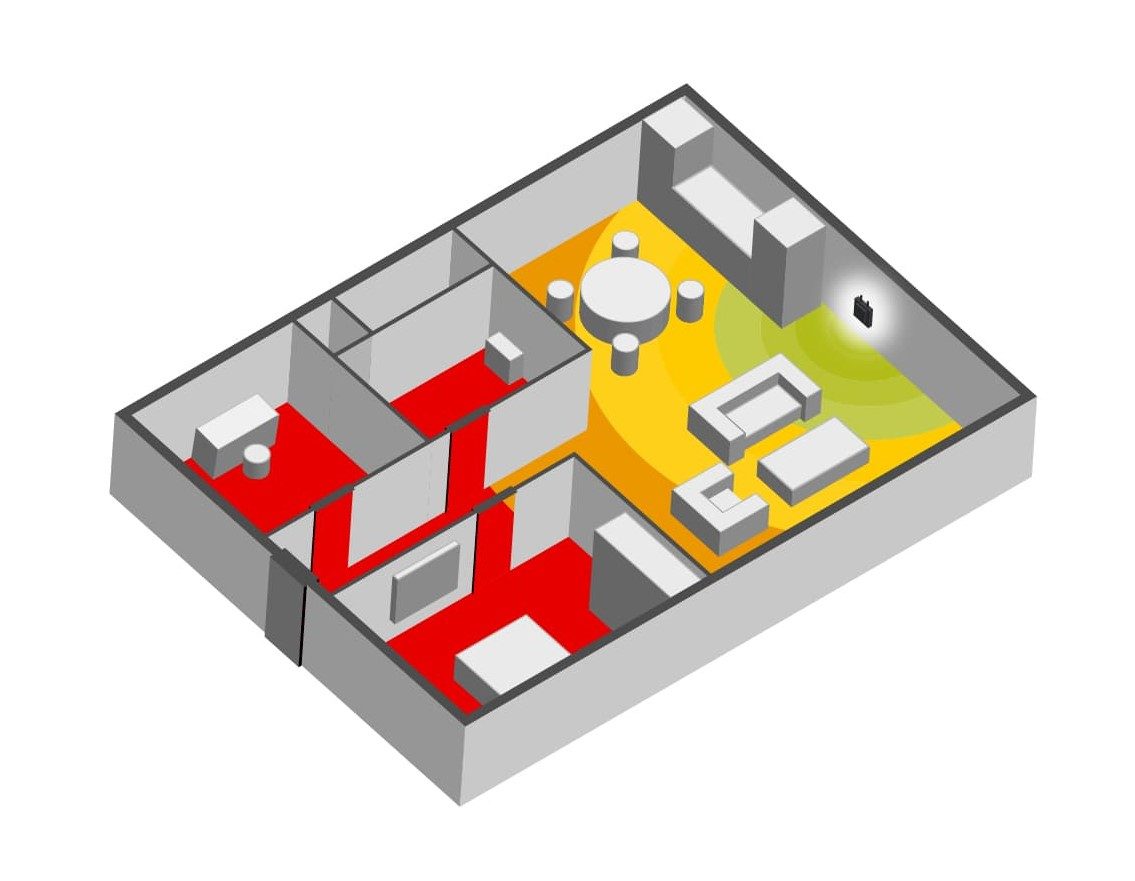 Vodafone Broadband Modem Placement Image showing modem best placement